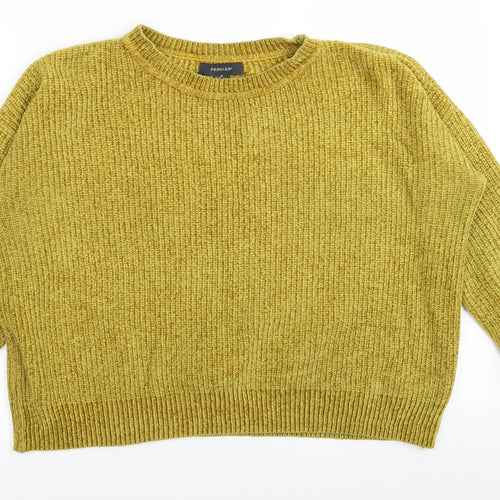 Primark Womens Yellow   Pullover Jumper Size 12