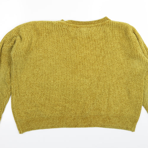 Primark Womens Yellow   Pullover Jumper Size 12