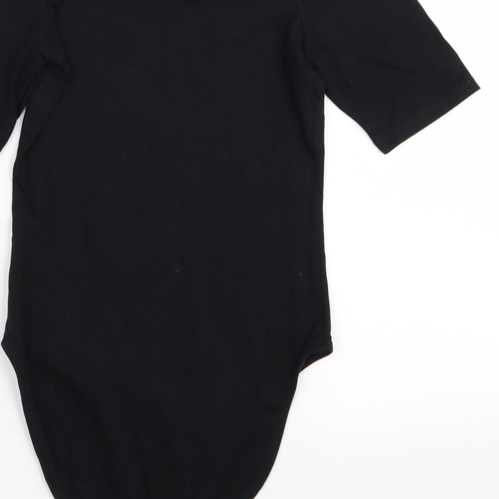 Miss Selfridge Womens Black   Bodysuit One-Piece Size 6
