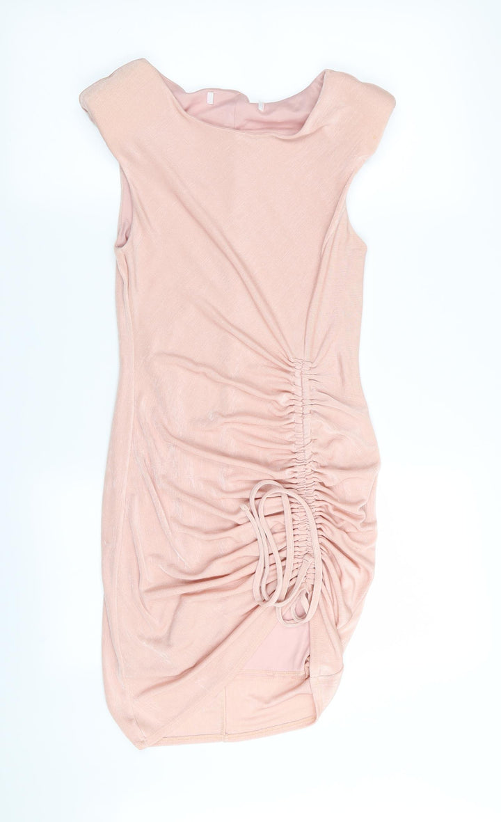 Miss Selfridge Womens Pink Pencil Dress Size 8