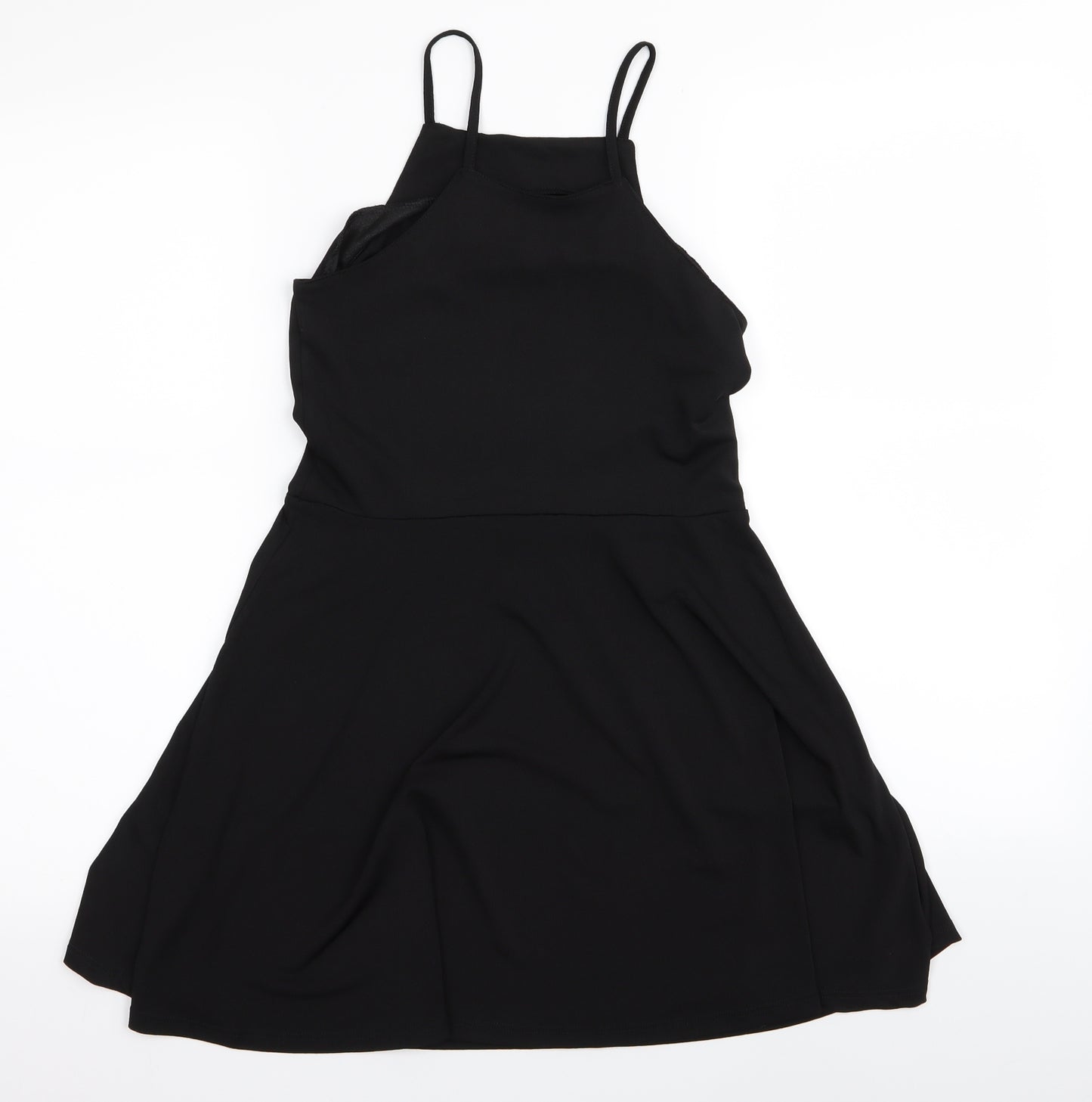 New Look Girls Black Floral  Fit & Flare  Size 10-11 Years
