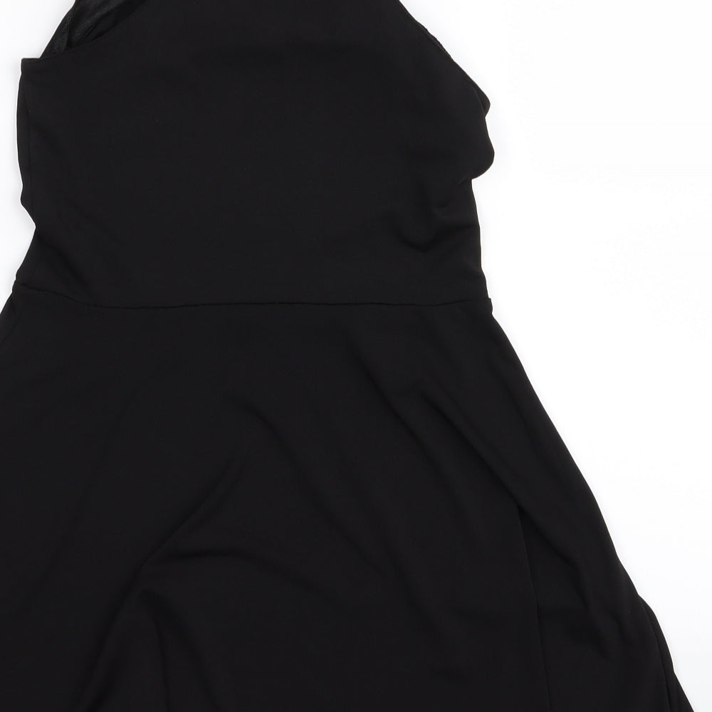 New Look Girls Black Floral  Fit & Flare  Size 10-11 Years