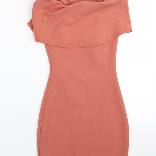 Boohoo Womens Brown   Bodycon  Size 4