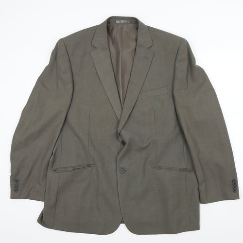 F&F Mens Brown   Jacket Suit Jacket Size 46