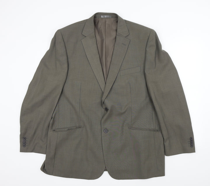 F&F Mens Brown Jacket Suit Jacket Size 46