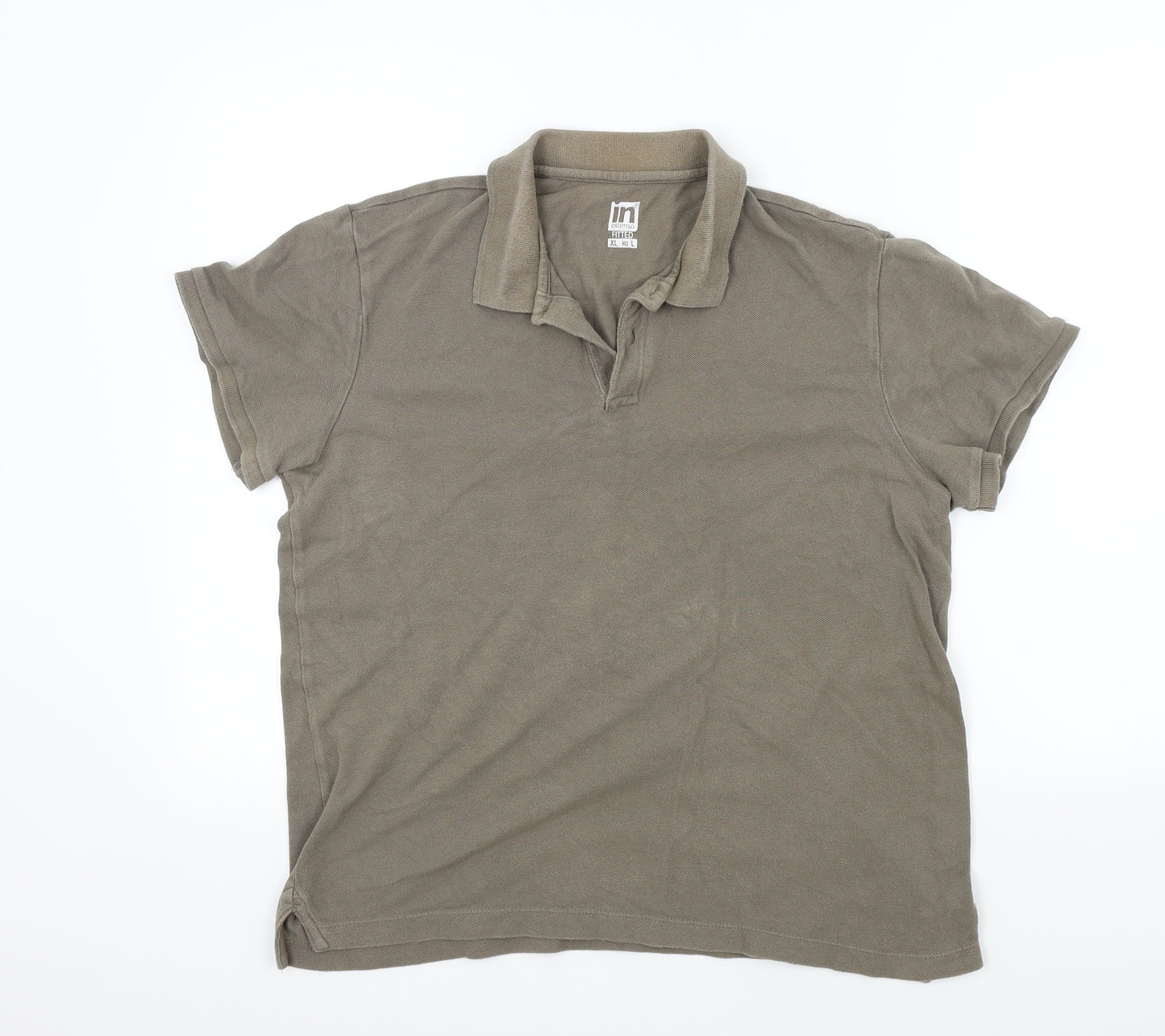 In Extenso Mens Brown    Polo Size XL