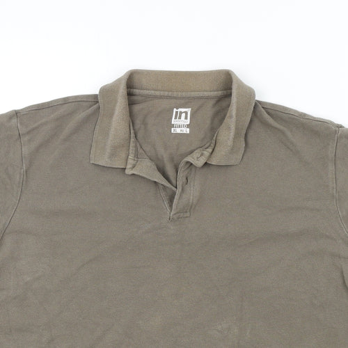 In Extenso Mens Brown    Polo Size XL