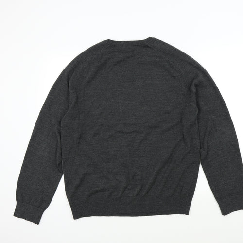 F&F Mens Grey   Pullover Jumper Size L