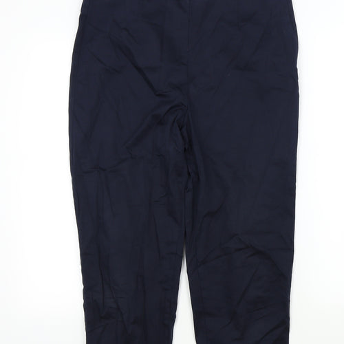M&S Womens Blue   Trousers  Size 14 L21 in