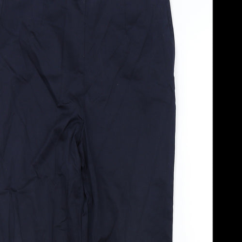 M&S Womens Blue   Trousers  Size 14 L21 in