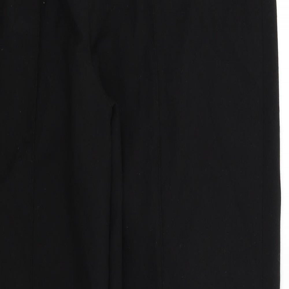 Mia Moda Womens Black   Sweatpants Trousers Size 12 L26 in