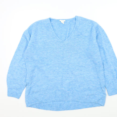 H&M Womens Blue   Pullover Jumper Size M