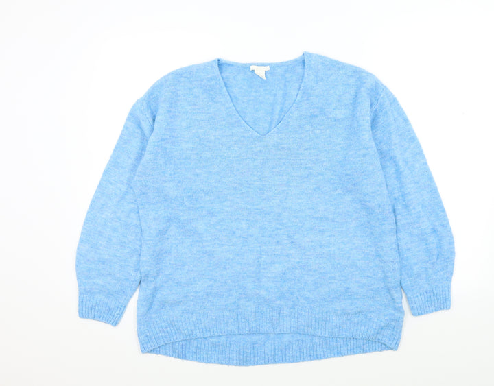 H&M Womens Blue Pullover Jumper Size M