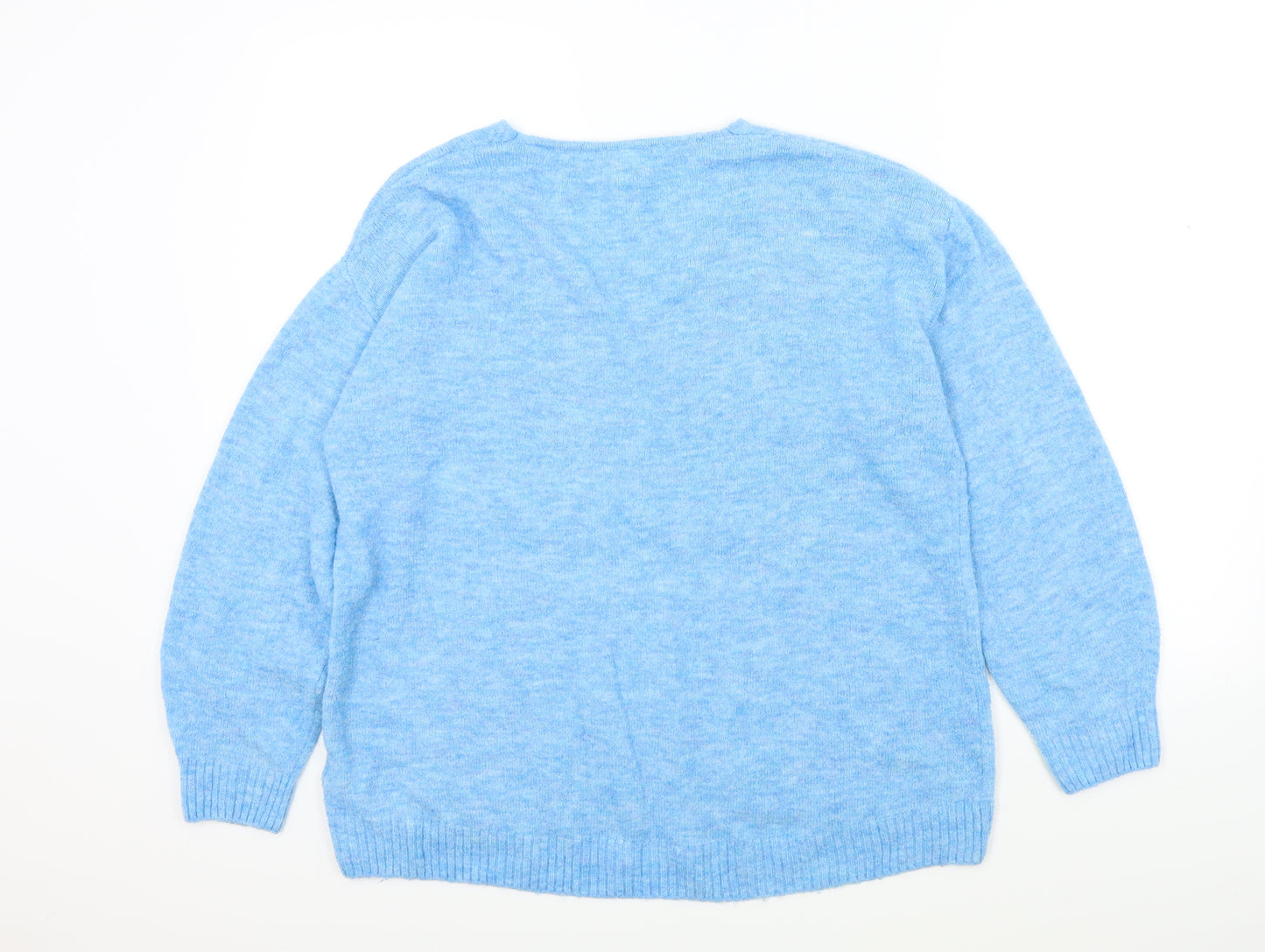 H&M Womens Blue   Pullover Jumper Size M