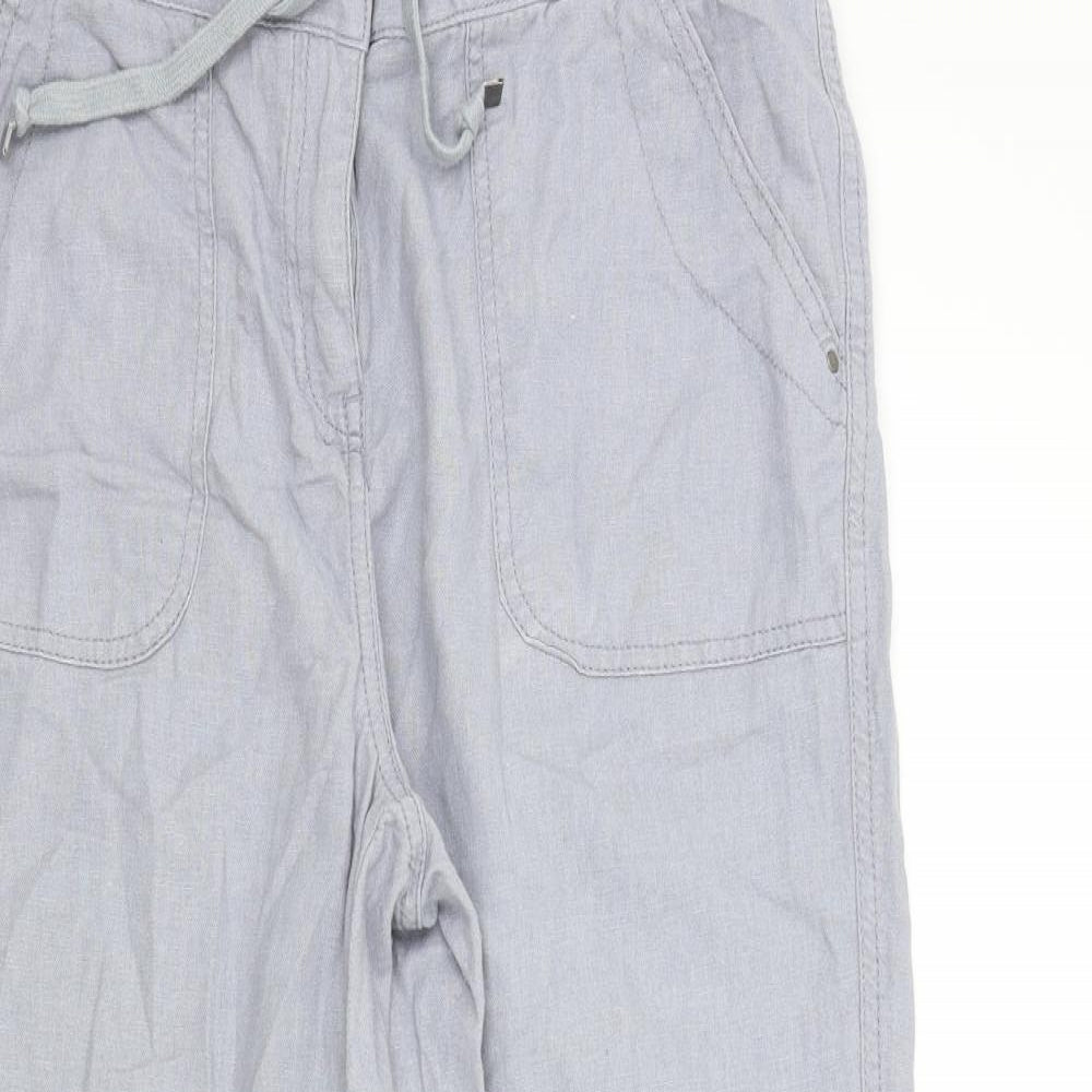 George Womens Grey   Trousers  Size 12 L26 in