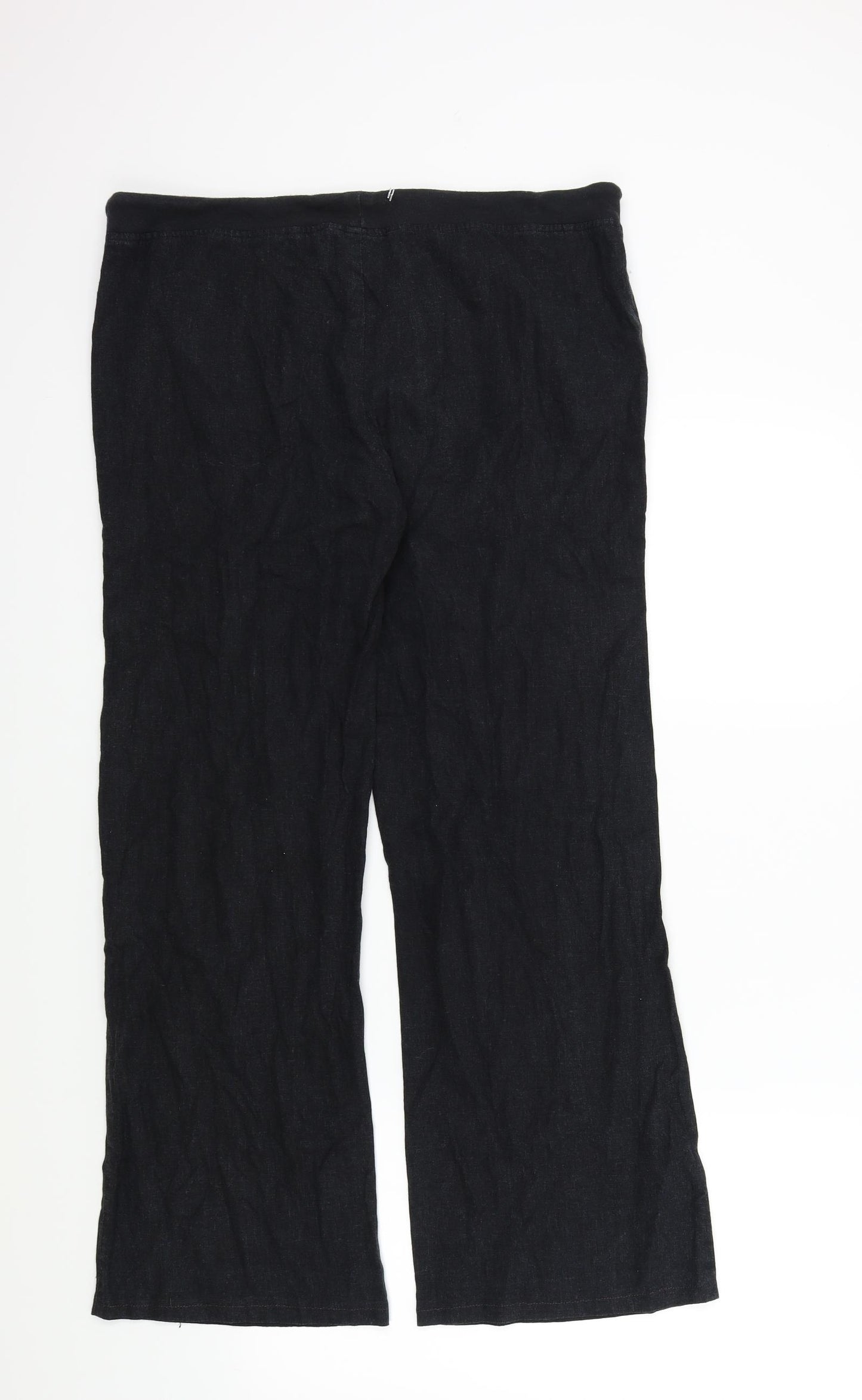 George Womens Black   Trousers  Size 20 L32 in