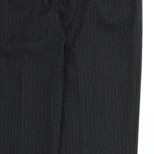 Dorothy Perkins Womens Grey Striped  Trousers  Size 10 L28 in