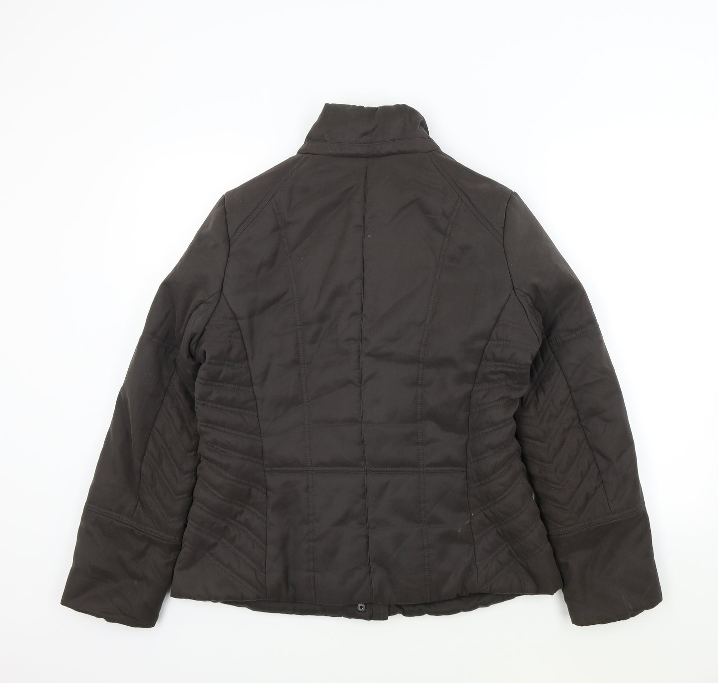 Principles Womens Brown   Overcoat Jacket Size 14