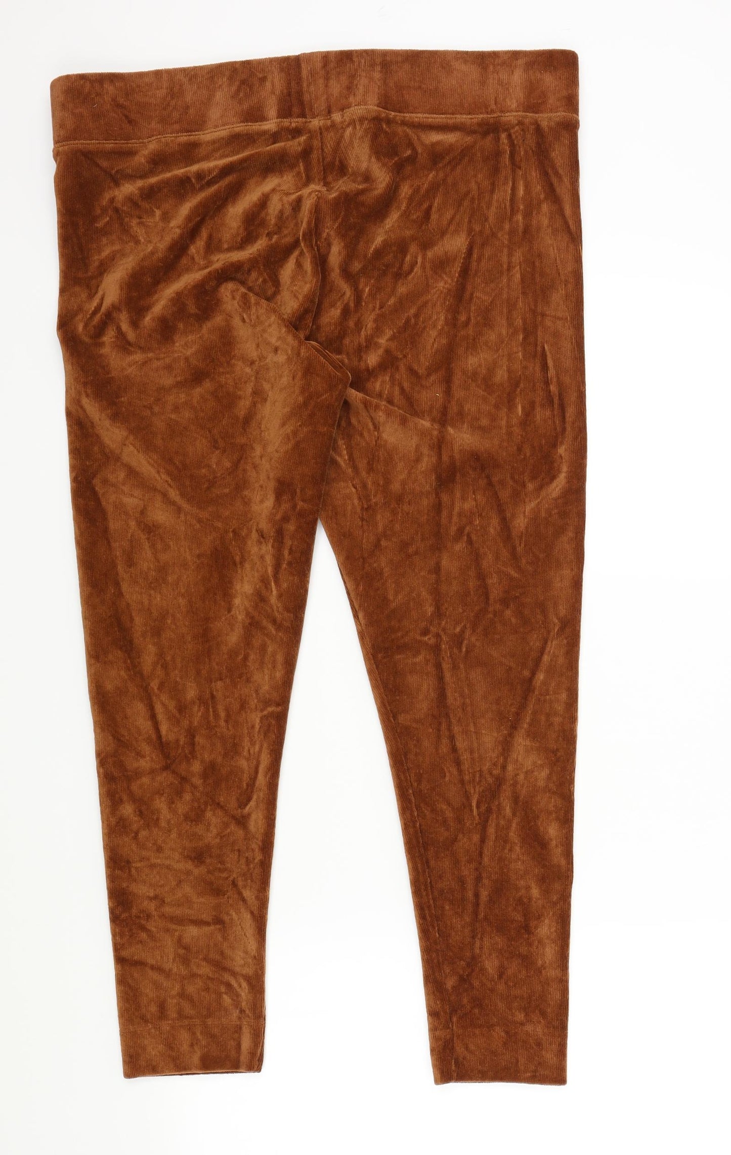 M&S Womens Brown   Trousers  Size 20 L29 in