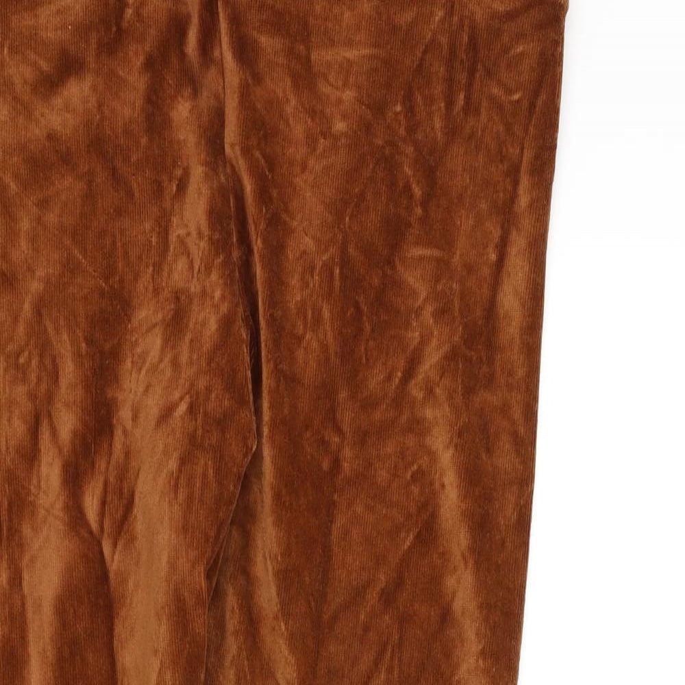 M&S Womens Brown   Trousers  Size 20 L29 in