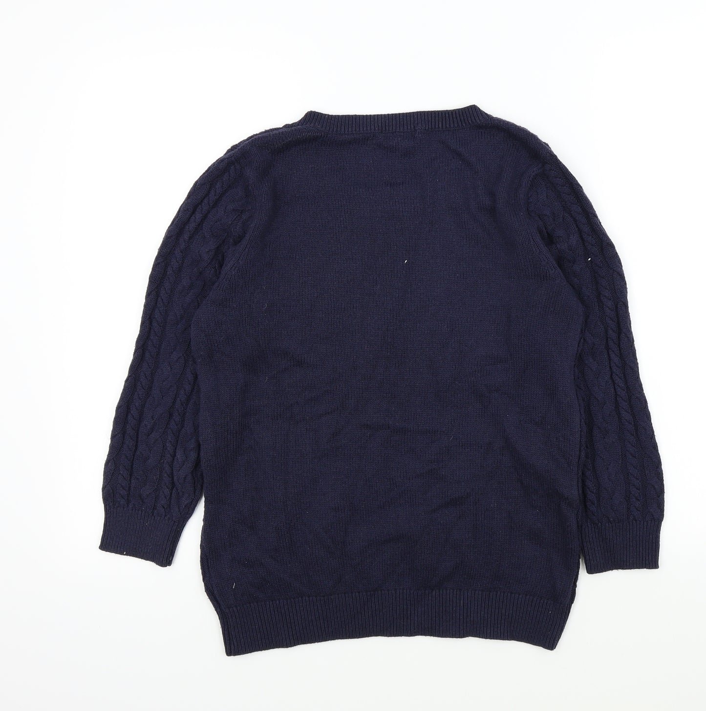 H&M Womens Blue   Pullover Jumper Size M