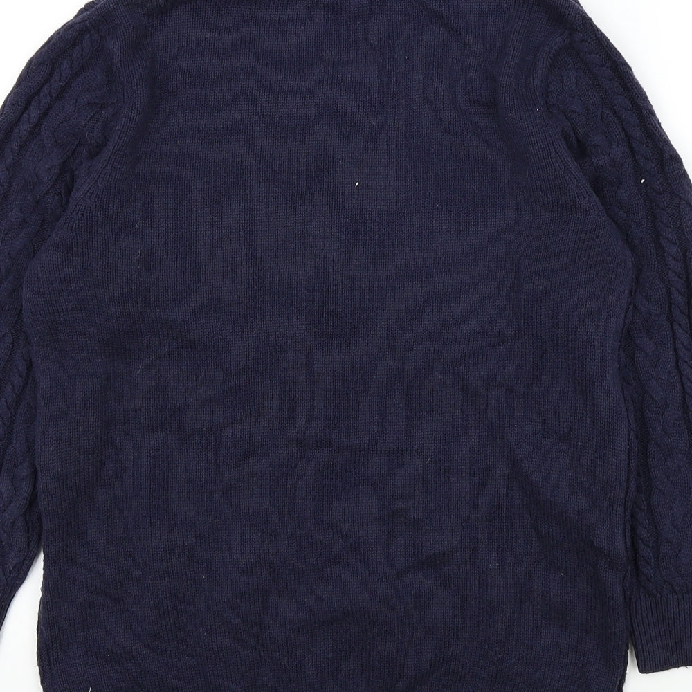 H&M Womens Blue   Pullover Jumper Size M