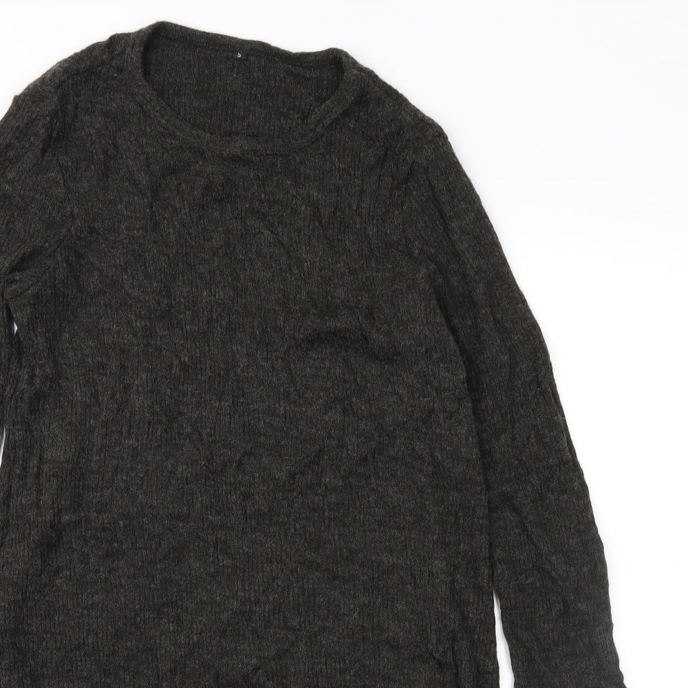 Preworn Womens Grey   Jumper Dress  Size S