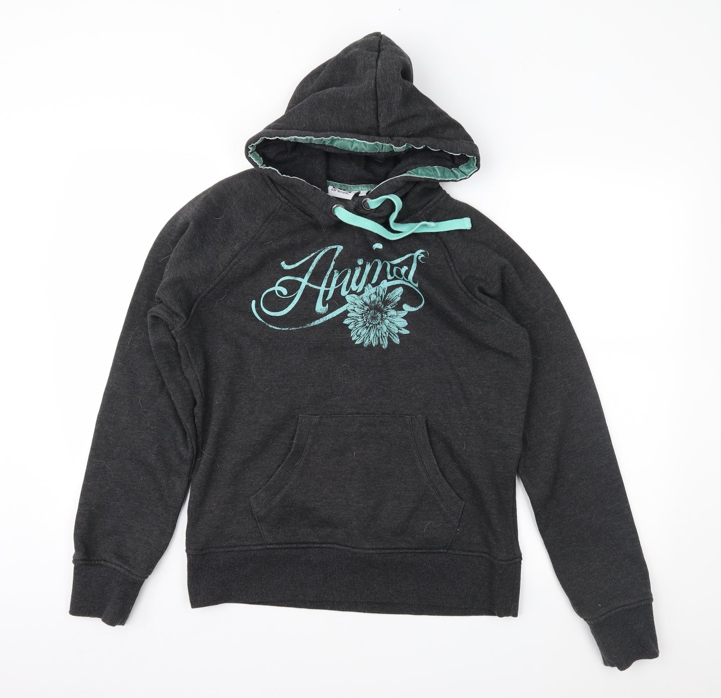 Animal Womens Grey   Pullover Hoodie Size 12