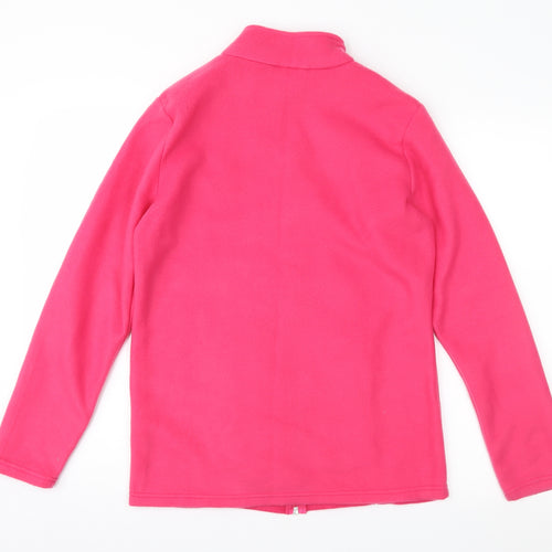 Alison Vallie Womens Pink  Fleece Jacket  Size S