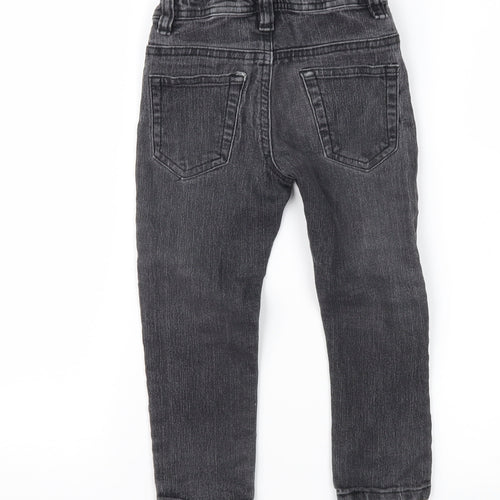 Denim Co Boys Black  Denim Straight Jeans Size 2-3 Years