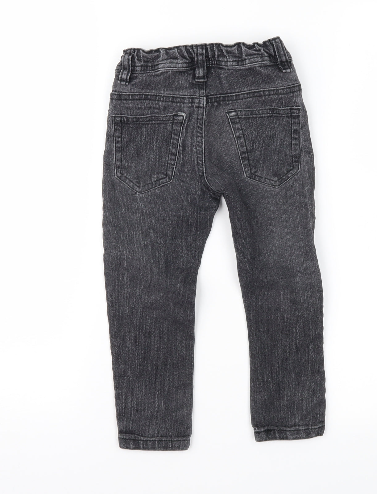 Denim Co Boys Black  Denim Straight Jeans Size 2-3 Years