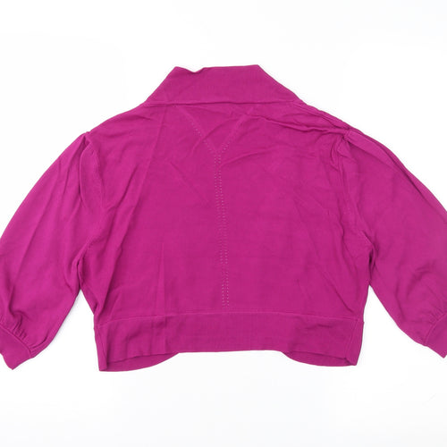 Planet Womens Purple   Cardigan Jumper Size M