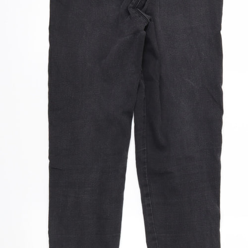 Missguided Womens Black  Denim Skinny Jeans Size 8 L31 in