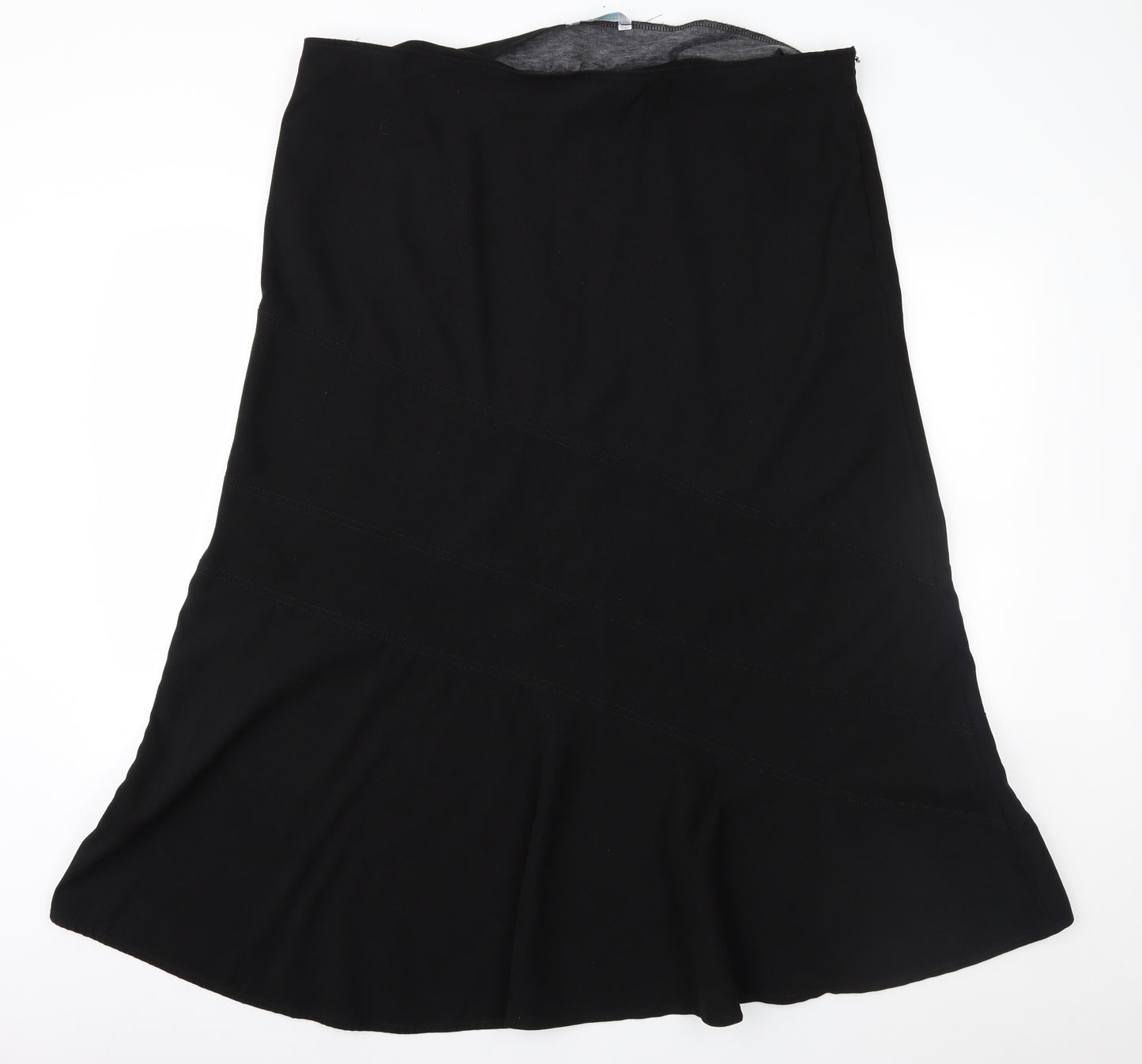 Matalan Womens Black   A-Line Skirt Size 20
