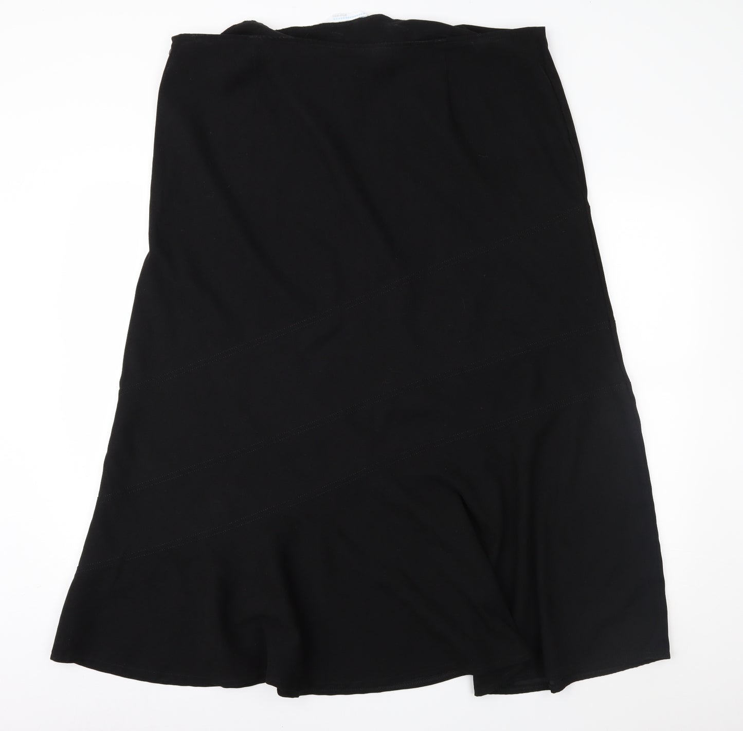 Matalan Womens Black   A-Line Skirt Size 20