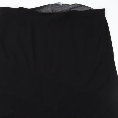 Matalan Womens Black   A-Line Skirt Size 20