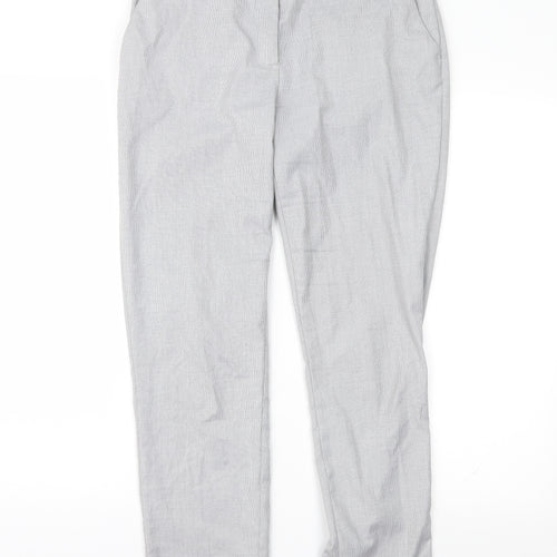 H&M Womens Grey   Trousers  Size 8 L29 in