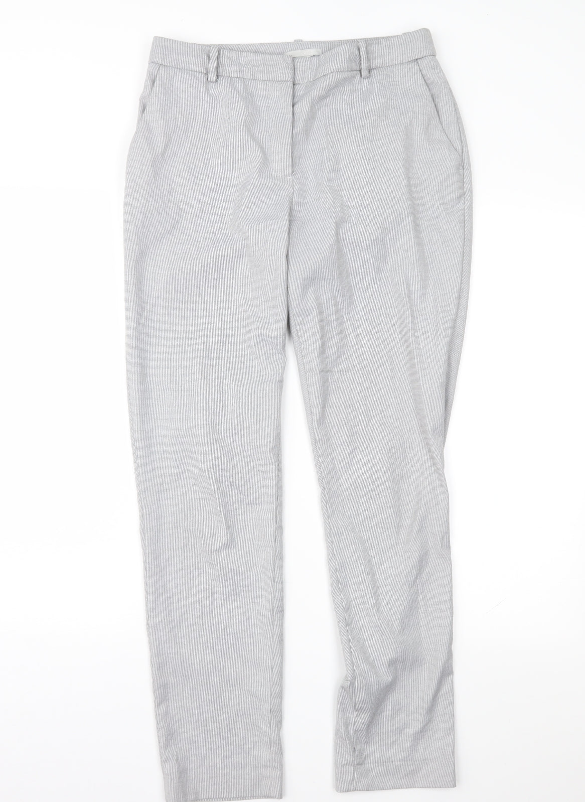 H&M Womens Grey   Trousers  Size 8 L29 in