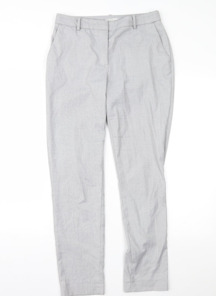 H&M Womens Grey   Trousers  Size 8 L29 in