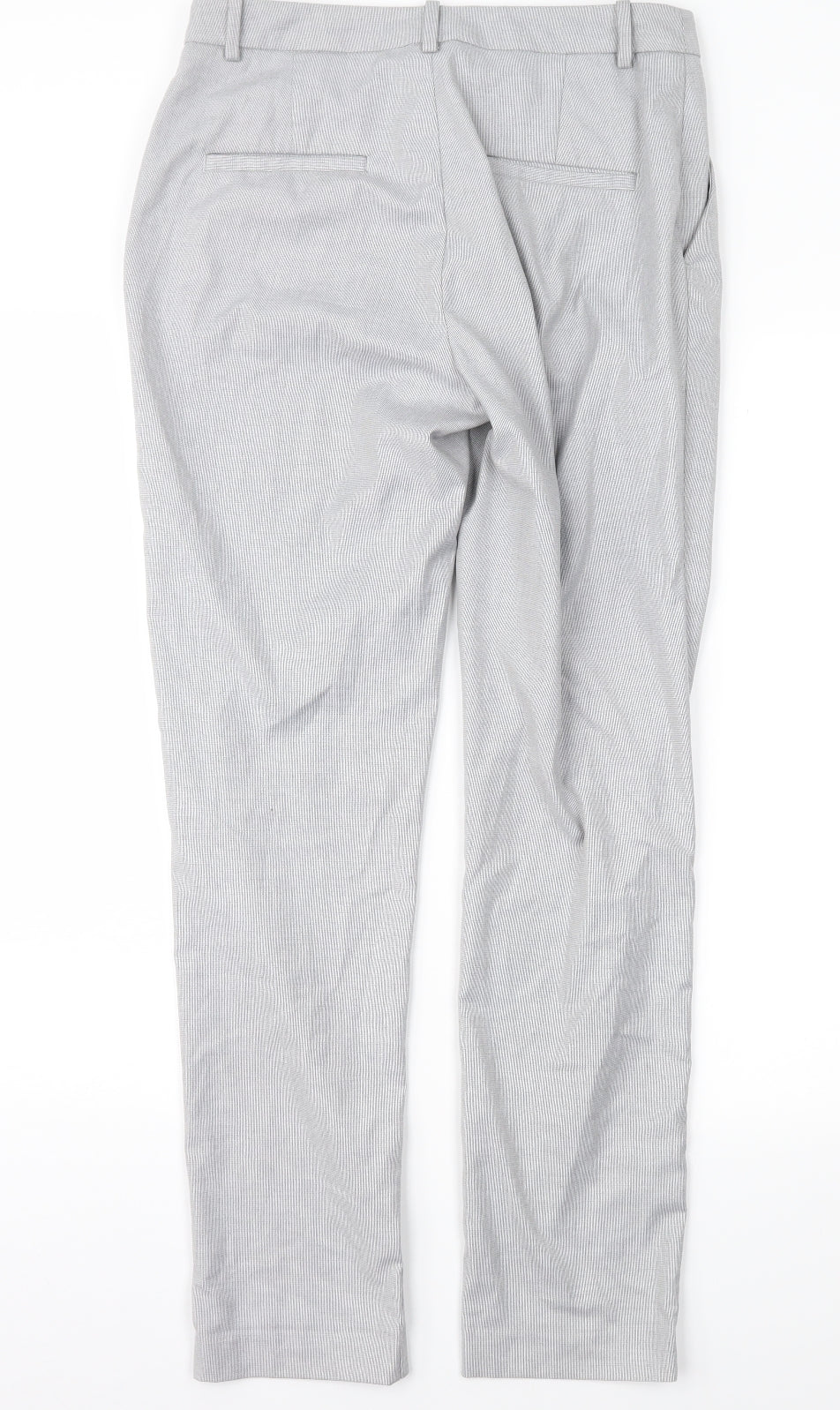 H&M Womens Grey   Trousers  Size 8 L29 in