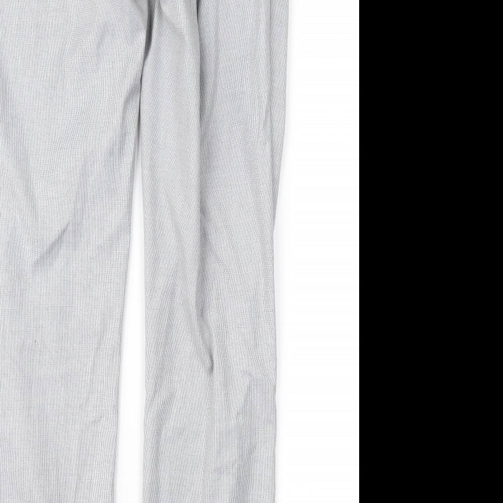 H&M Womens Grey   Trousers  Size 8 L29 in