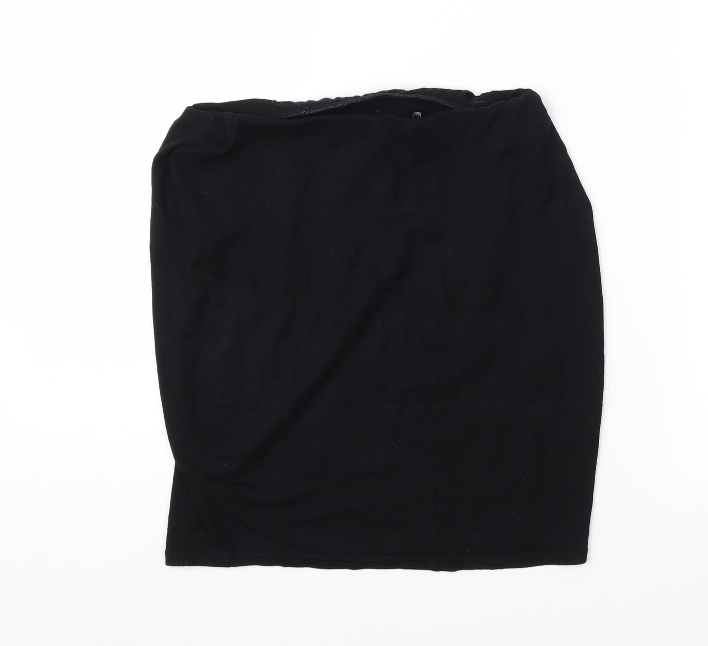 Boohoo Womens Black   Straight & Pencil Skirt Size 8