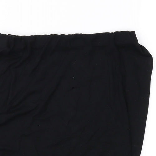 Boohoo Womens Black   Straight & Pencil Skirt Size 8