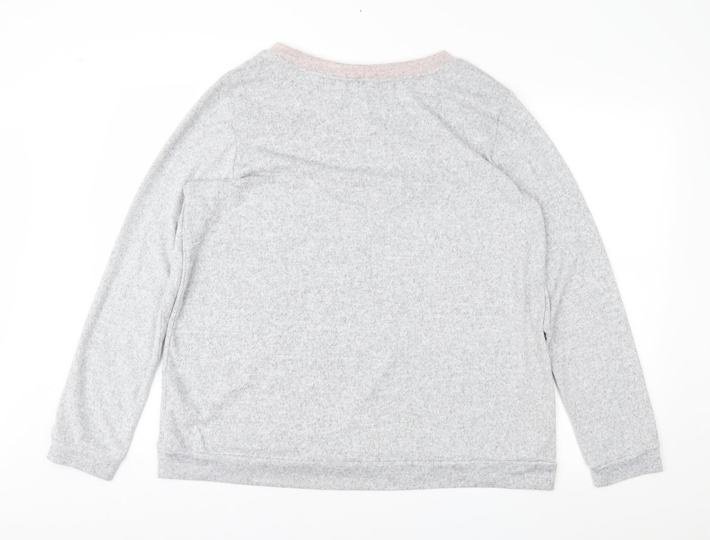 F&F Womens Grey Geometric  Pullover Jumper Size 20