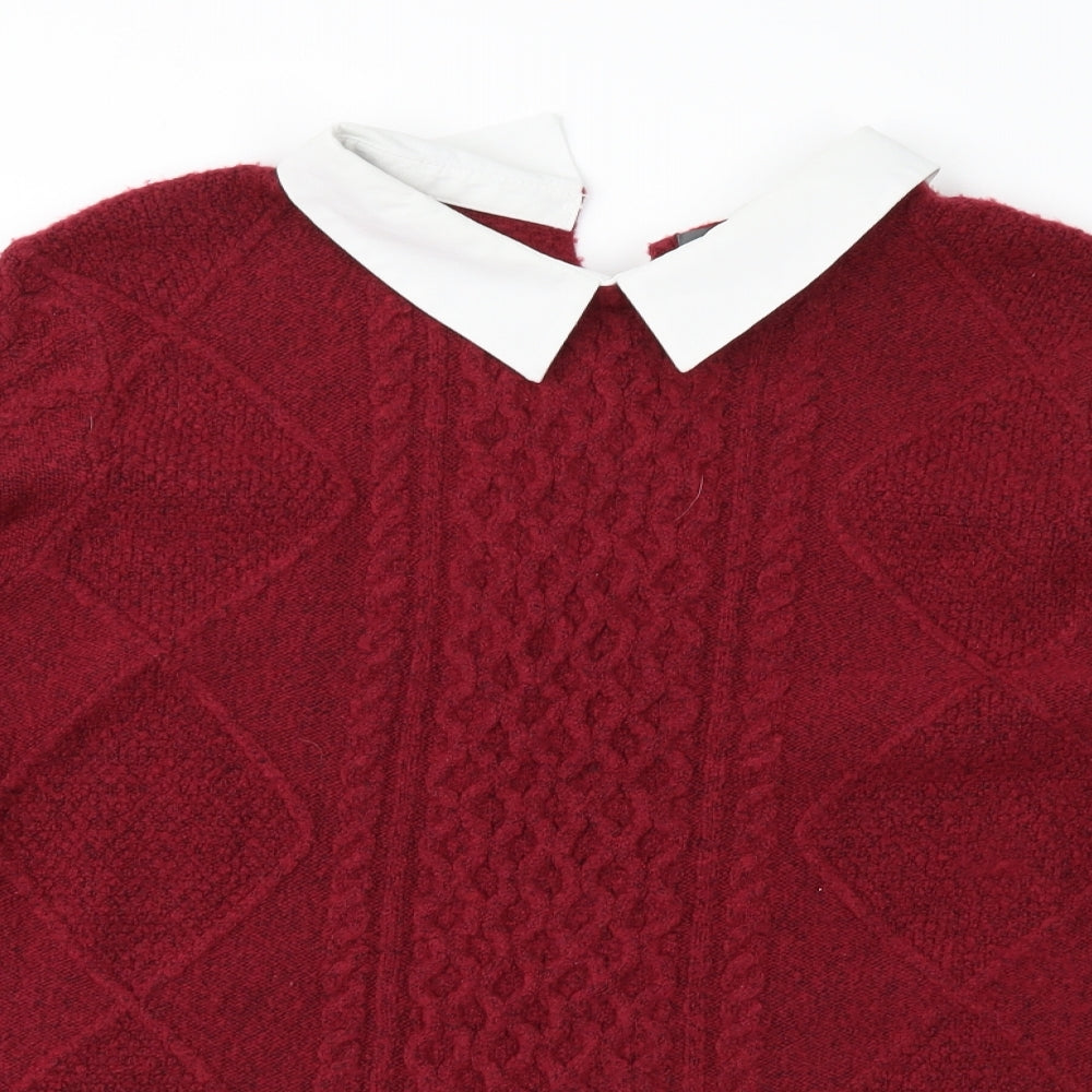 Primark Womens Red   Pullover Jumper Size XL