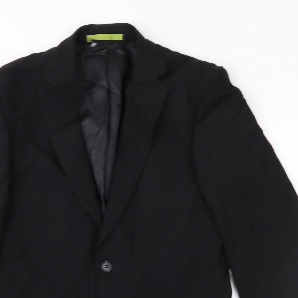 Burton Mens Black   Jacket Suit Jacket Size 34