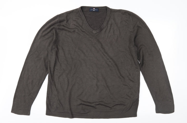 Blue Harbour Mens Brown   Pullover Jumper Size L
