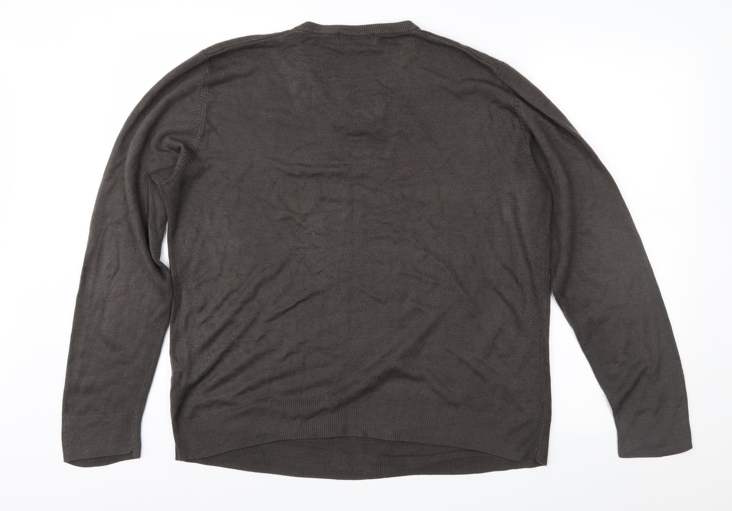 Blue Harbour Mens Brown   Pullover Jumper Size L