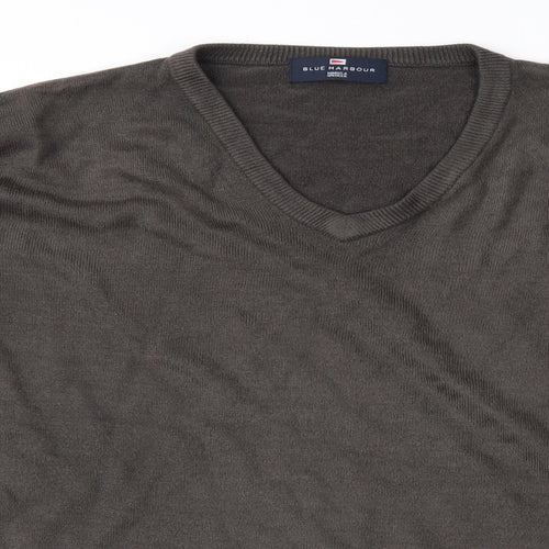 Blue Harbour Mens Brown   Pullover Jumper Size L