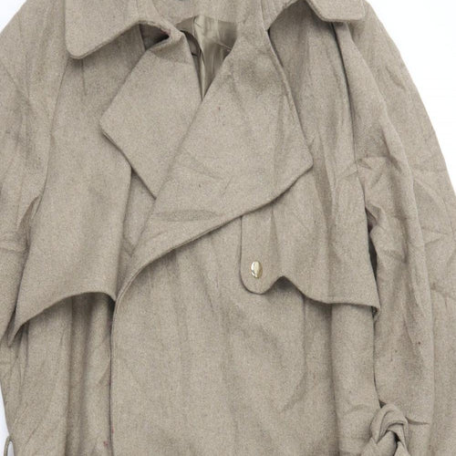 Soon Womens Brown   Overcoat Coat Size 18